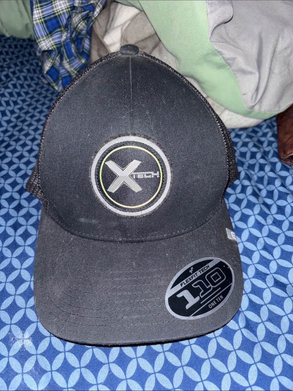 Flexfit Black Mesh Cap